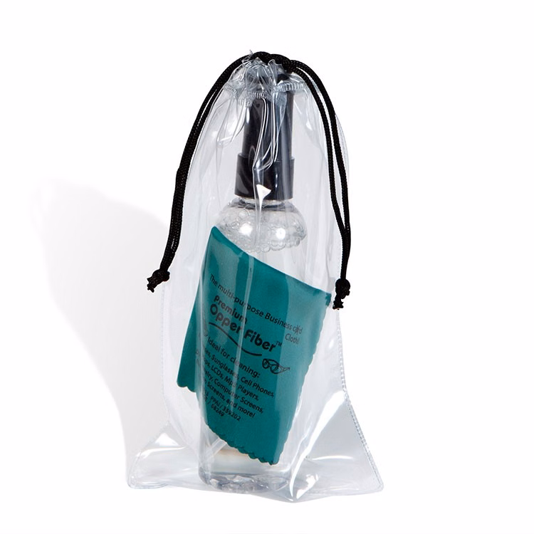 Ultra Opper Fiber Clear Cleaner Kit In Drawstring Bag (4 Fl. Oz. Bottle)