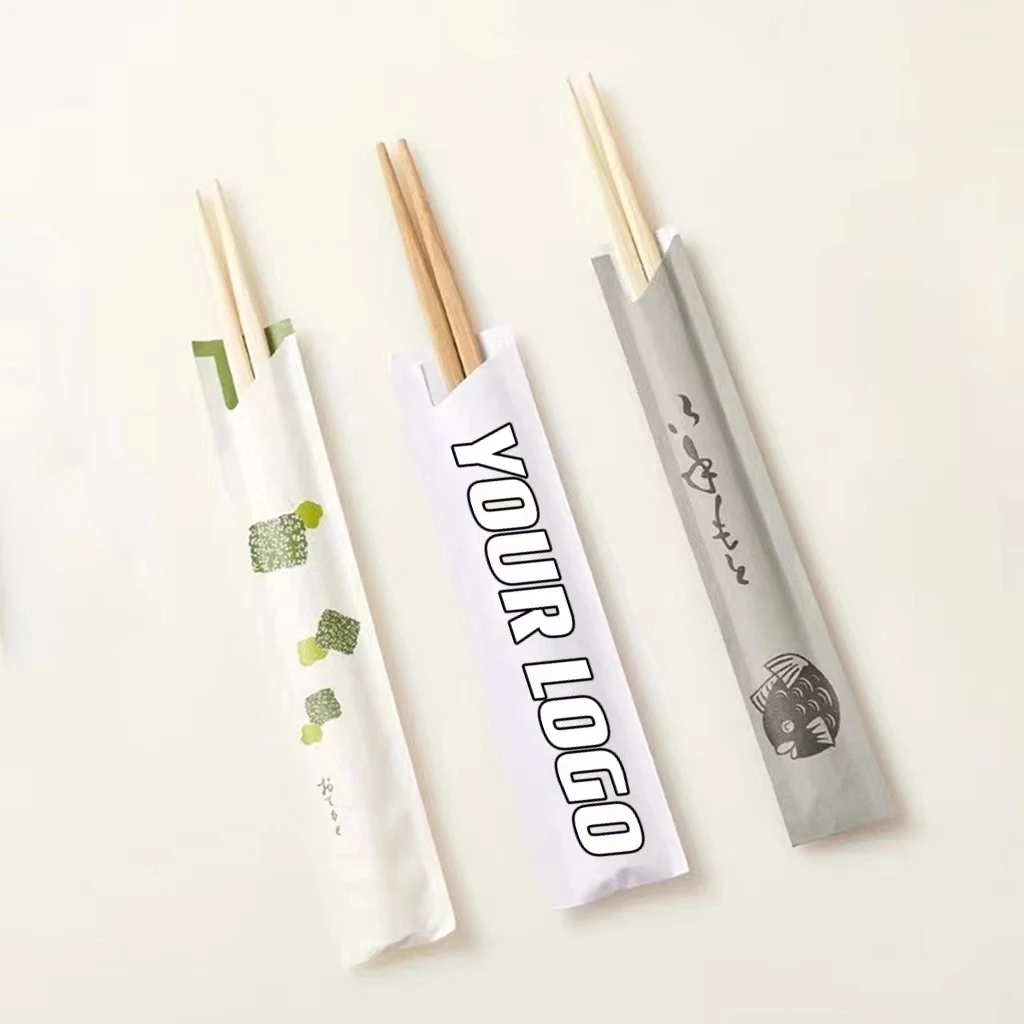 Customizable One-Off Bamboo Chopsticks For Chinese Dishes 1