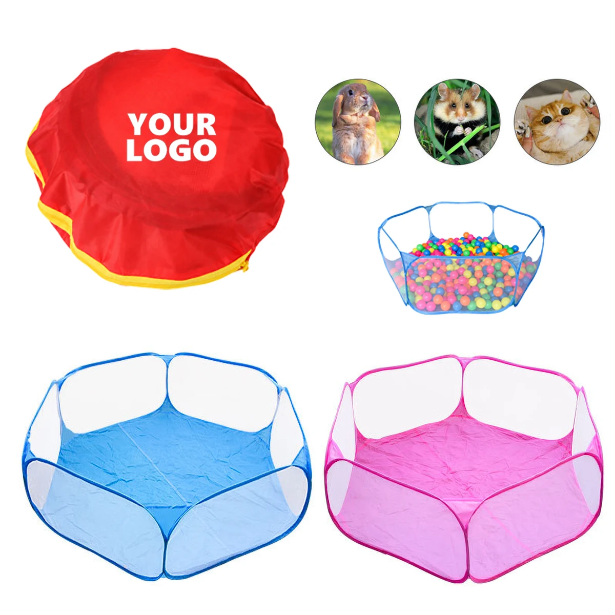 Foldable Mesh Pet Playpen 1