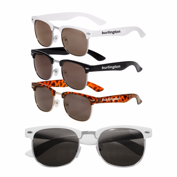 Half Frame Semi-Rimless Sunglasses
