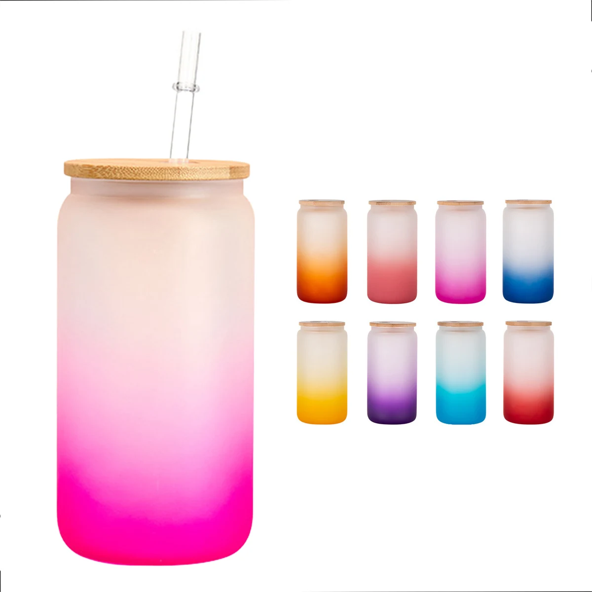 16oz Sublimation Glass Cups 1