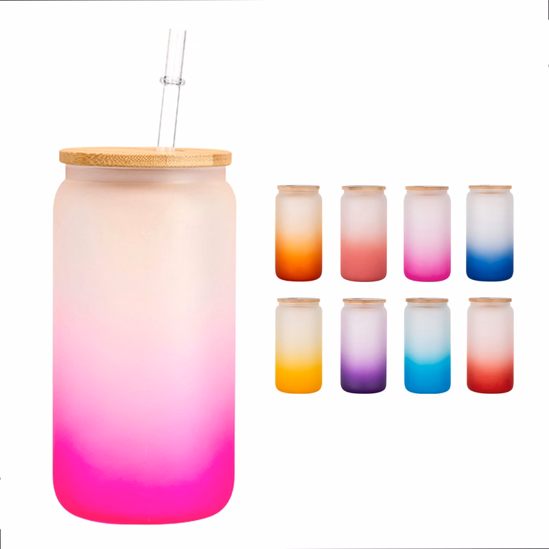 16oz Sublimation Glass Cups