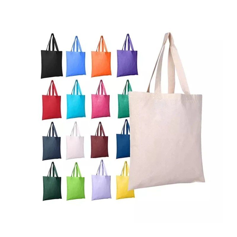 Grocery Canvas Tote Bag, custom tote bag with logo imprint 1