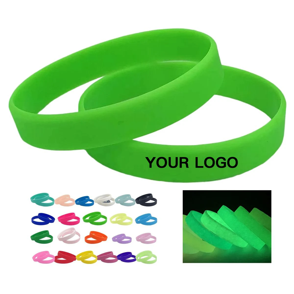 Customizable Glow Wristband for Night Use 1