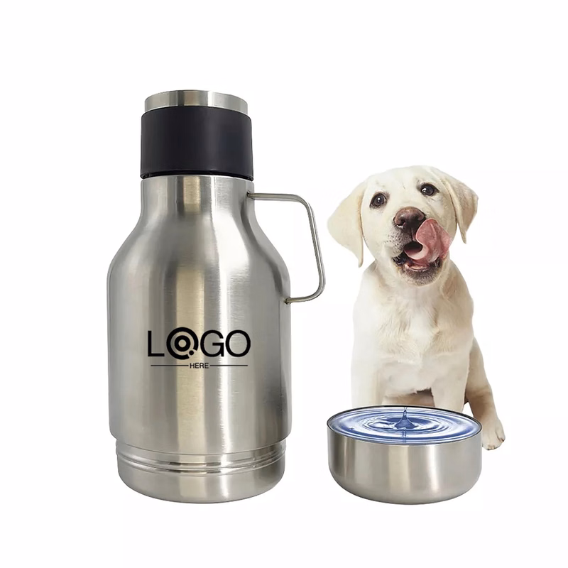 Stainless Steel Dog Water Bottle Bowl