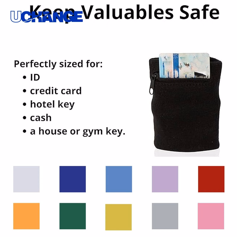 Zippered Workout Sweatband