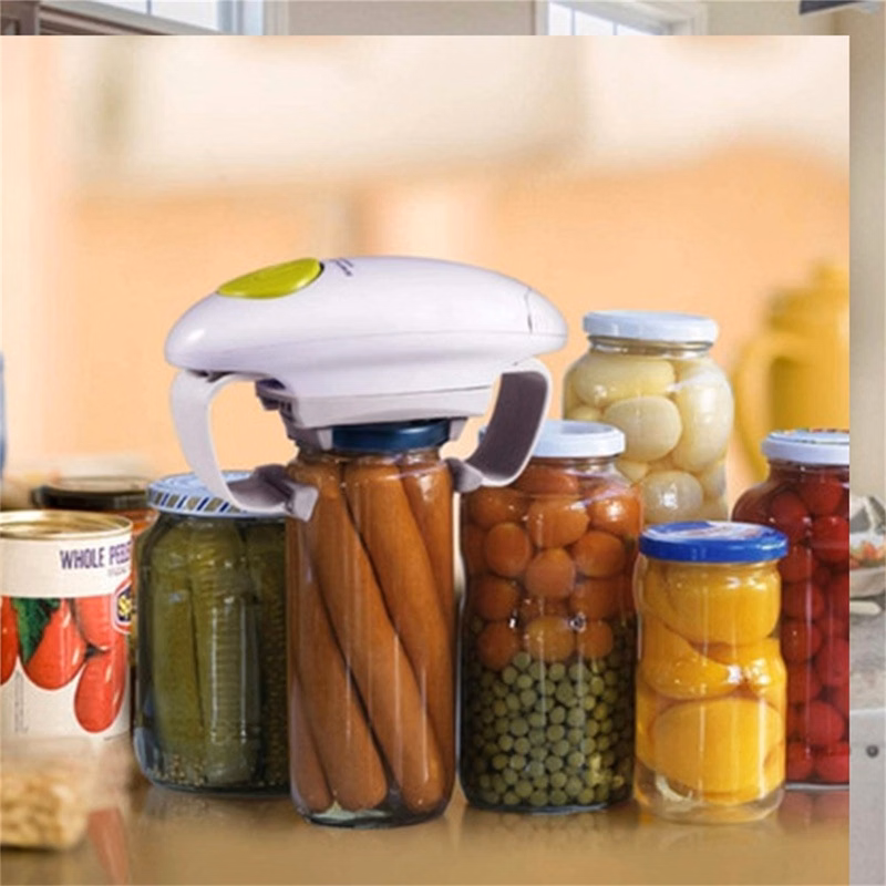 Electric Jar Opener Kitchen Gadget Hands Free