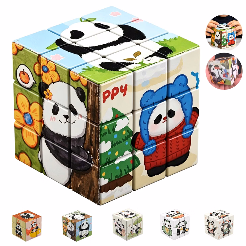 3x3 Full Color Printed Fun Cube