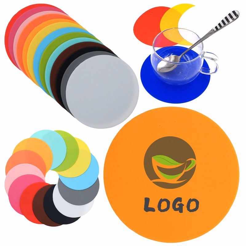 Office Table Silicone Cup Coaster