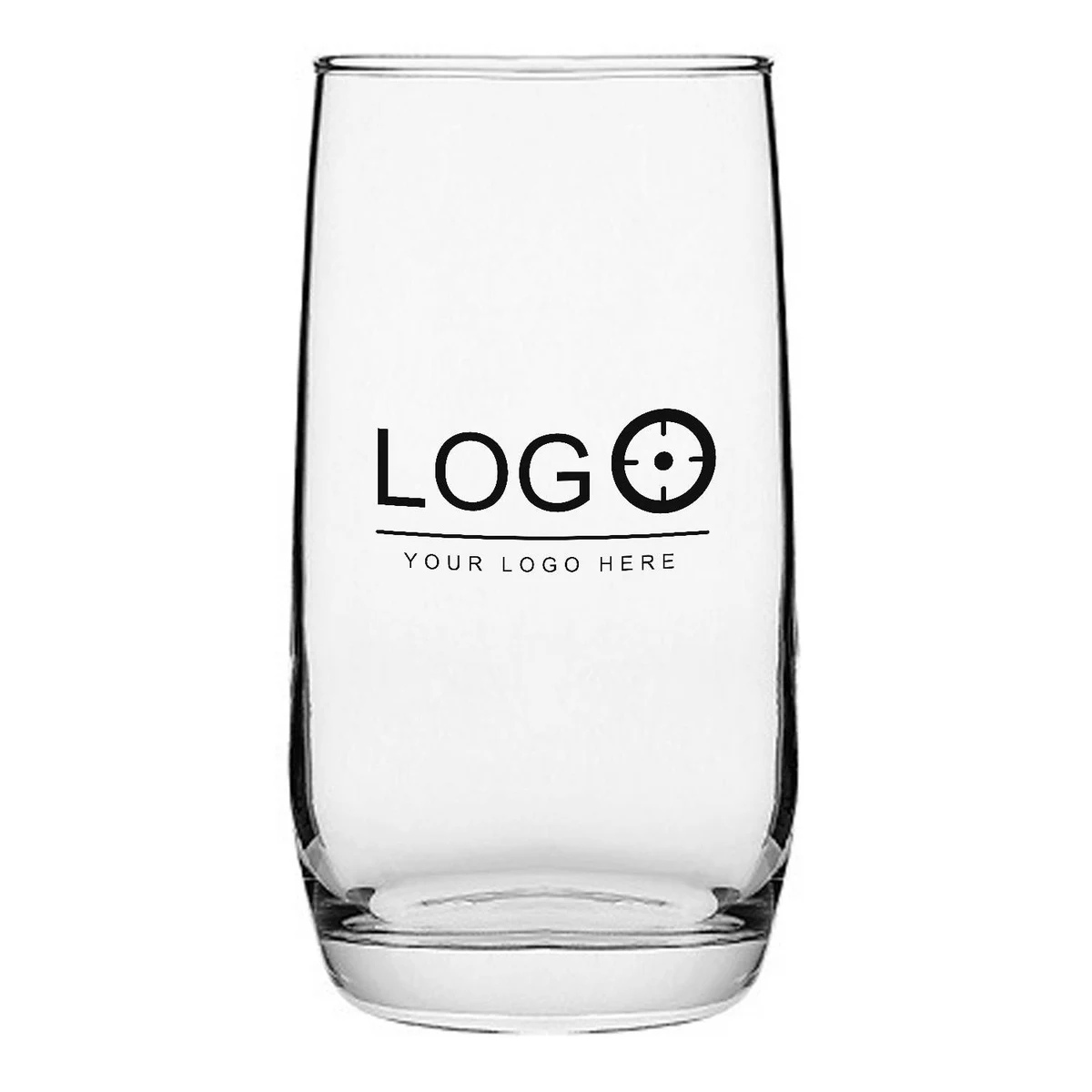 12 oz Egg-Shape Clear Wine Glass 1