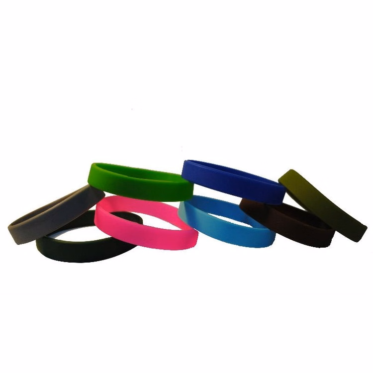 Blank Silicone Wristband Keychain