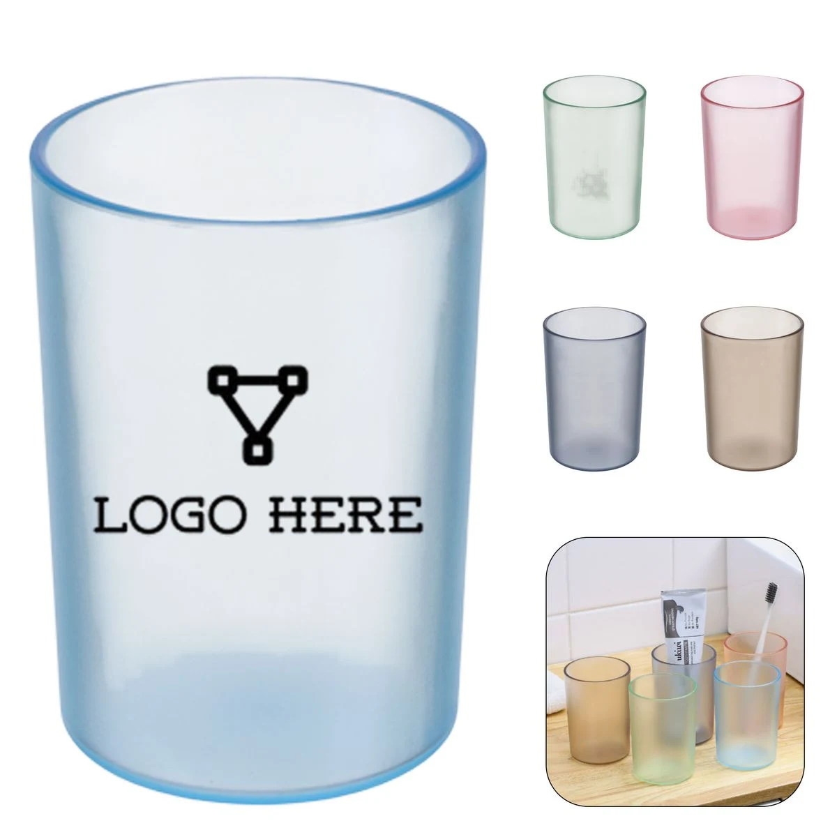 Plain-Colored Couple's Wash Cup 1