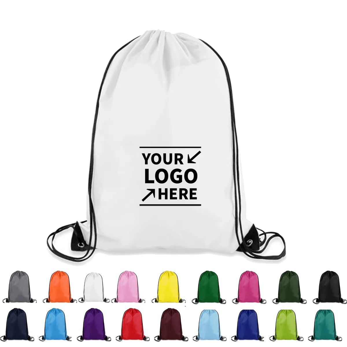 Drawstring Tote Bag Backpack 1
