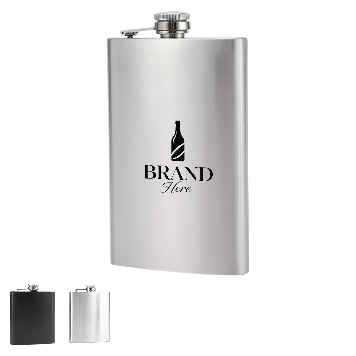 10 oz Stainless Steel Flask 1