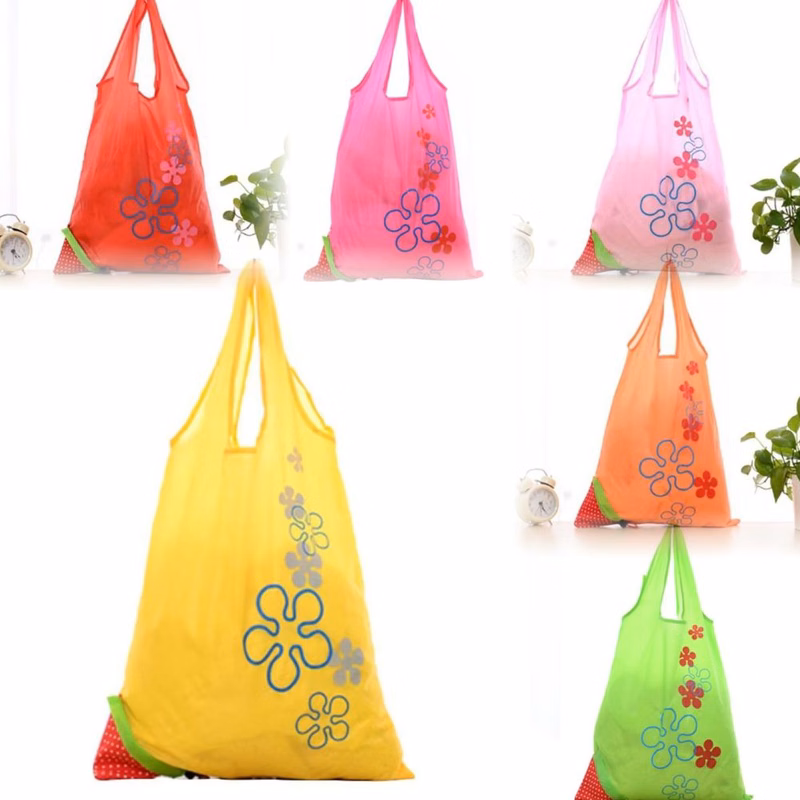 Strawberry-Shaped Foldable Shopping Bag