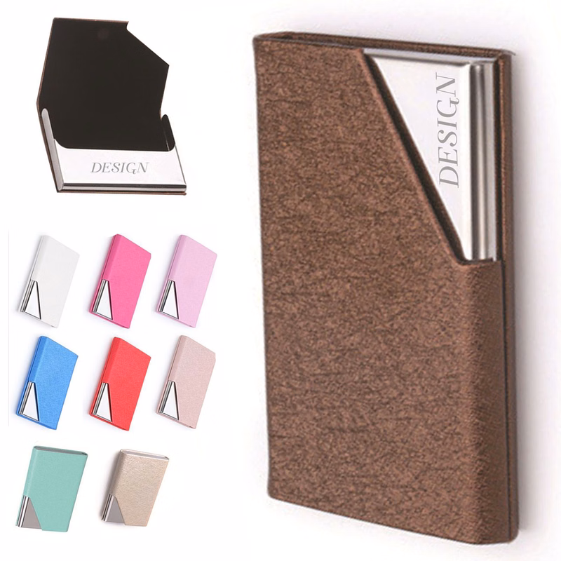 MOQ50 Sleek Aluminum Magnetic Card Case