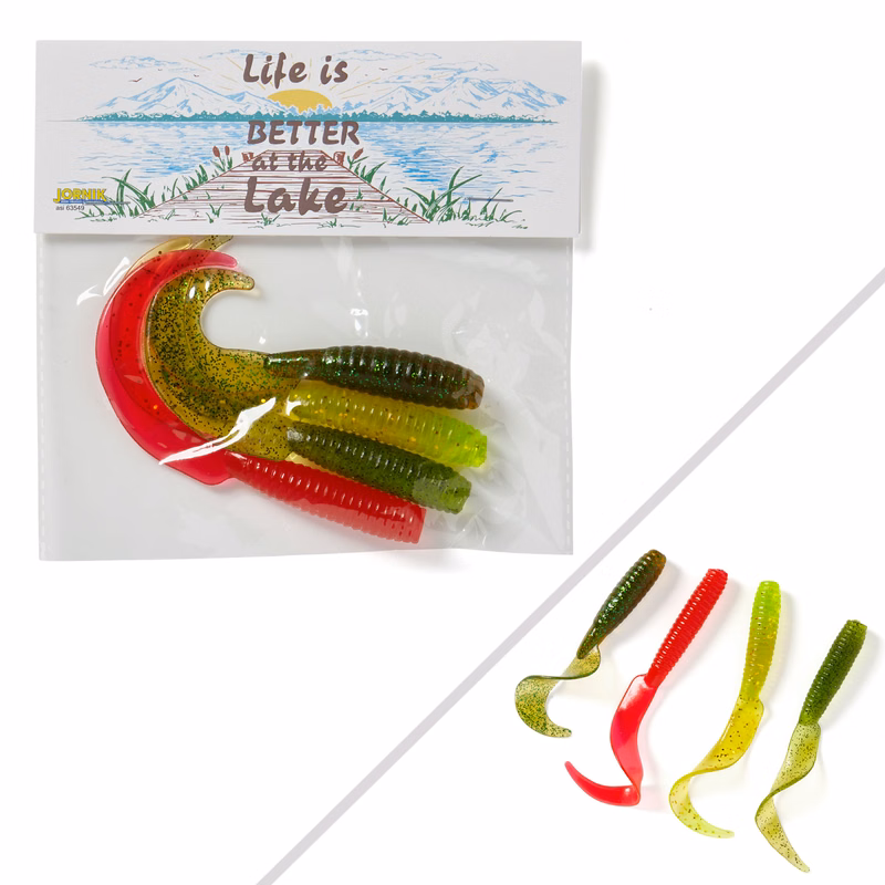 4-Pack Grub Fishing Packet