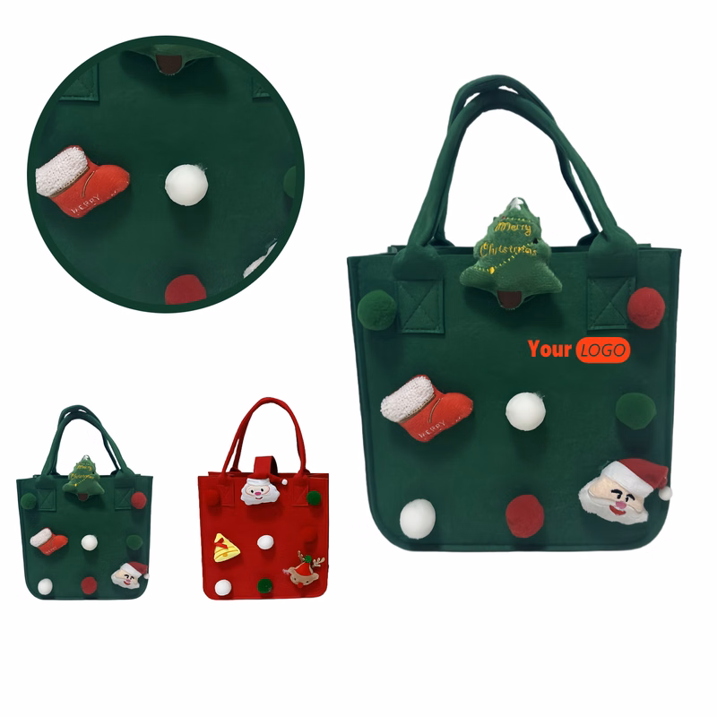 Christmas Tote Felt Bag
