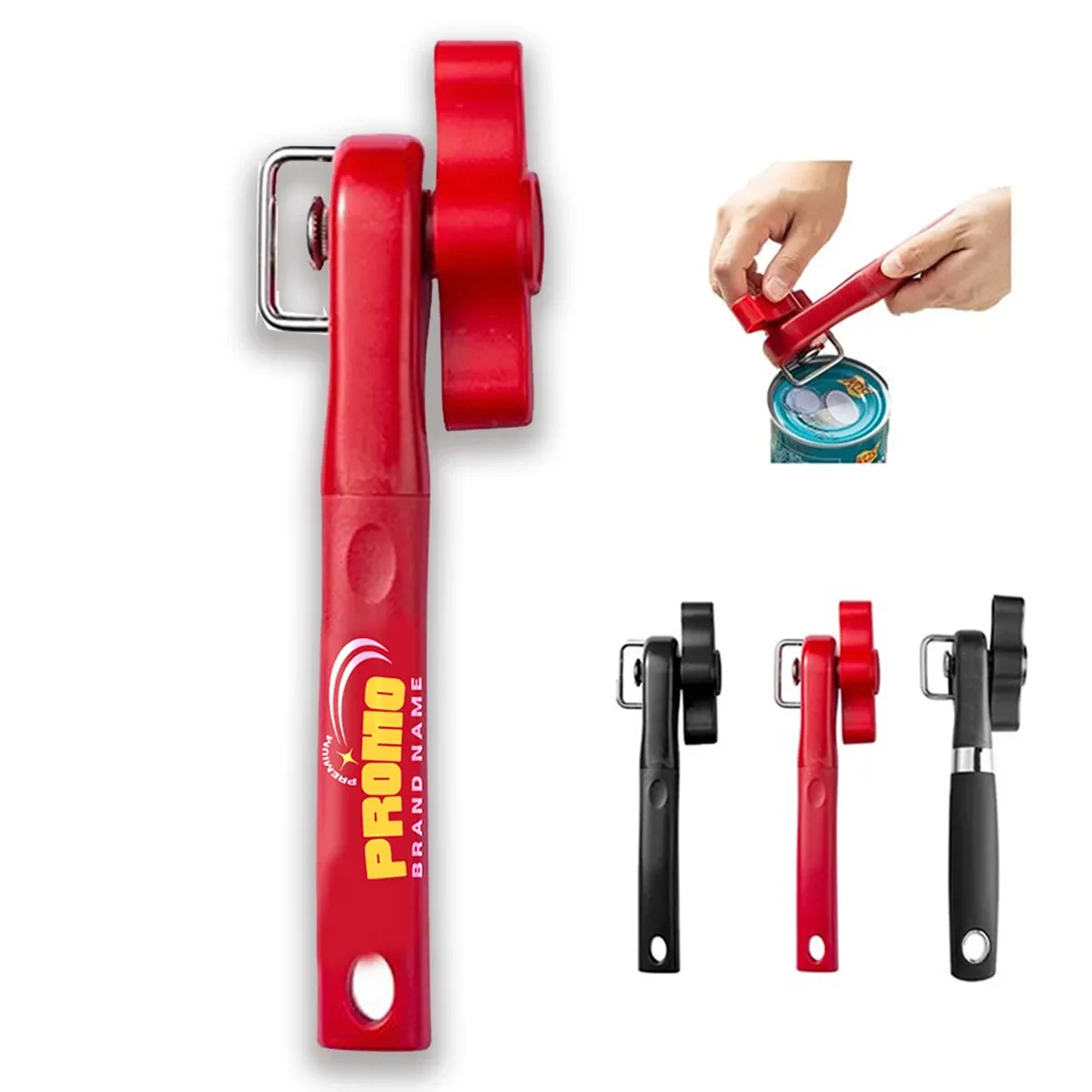 Multifunctional safety side-cut manual can opener 1