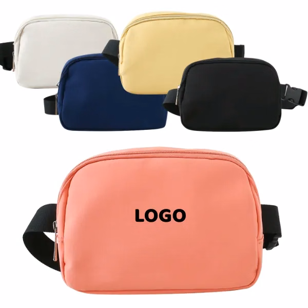 Waterproof Nylon Crossbody Waist Bag