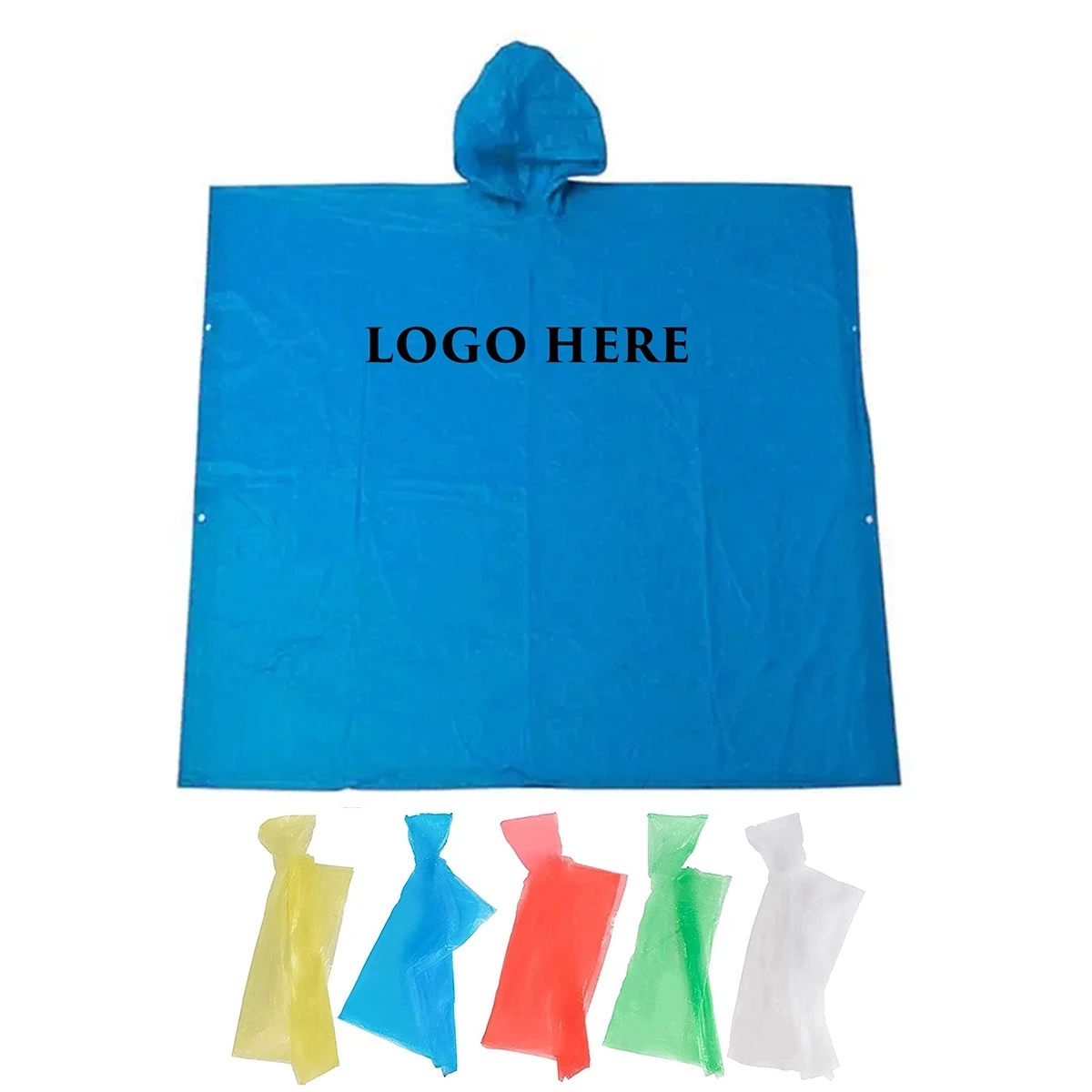 Disposable Raincoats Poncho 1