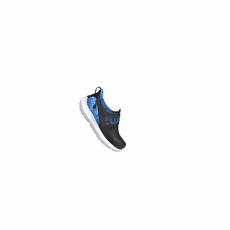 Boys' Infant UA Surge 3 Slip Printed Running Shoes