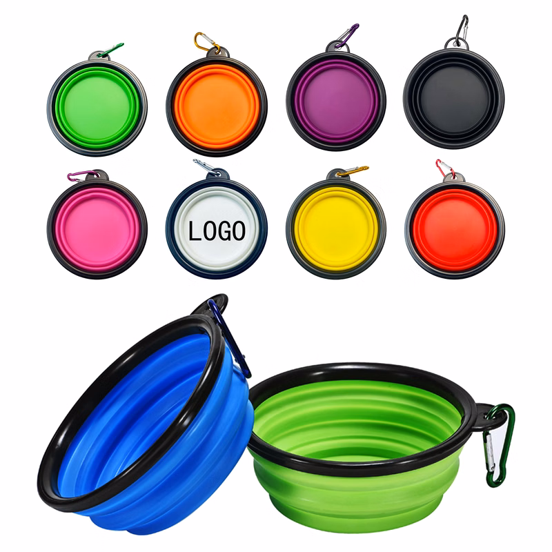 12oz Foldable Pet Cat And Dog Bowl Portable Outdoors