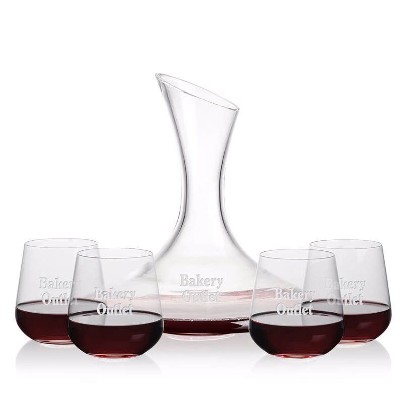 Madagascar Carafe & Howden Stemless Wine