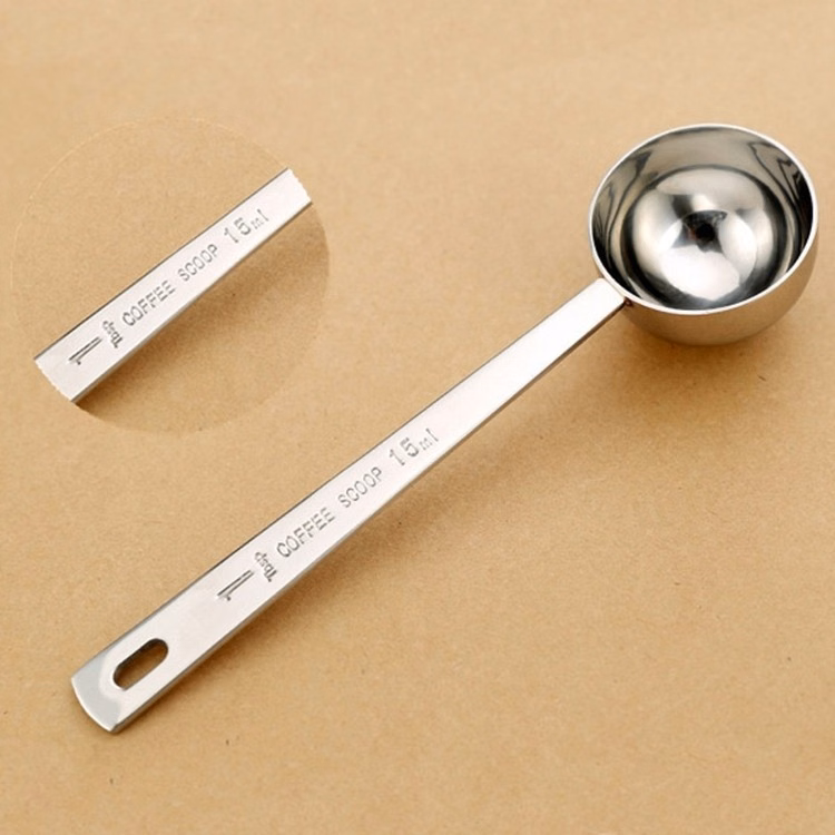 Stainless Steel Measuring Scoop 1/2 Oz 15ml