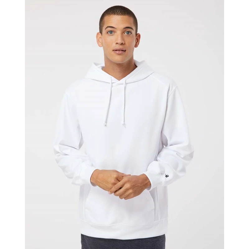 Badger Men's Performance Fleece Hooded Sweatshirt - 1454 1