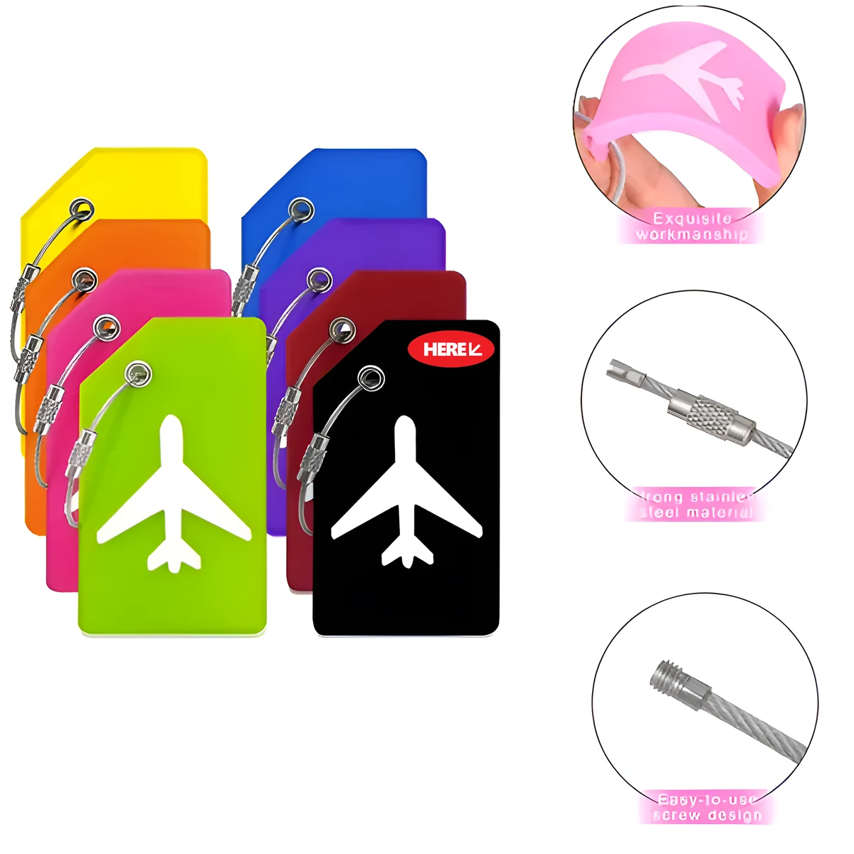 Silicone Luggage Tags 1