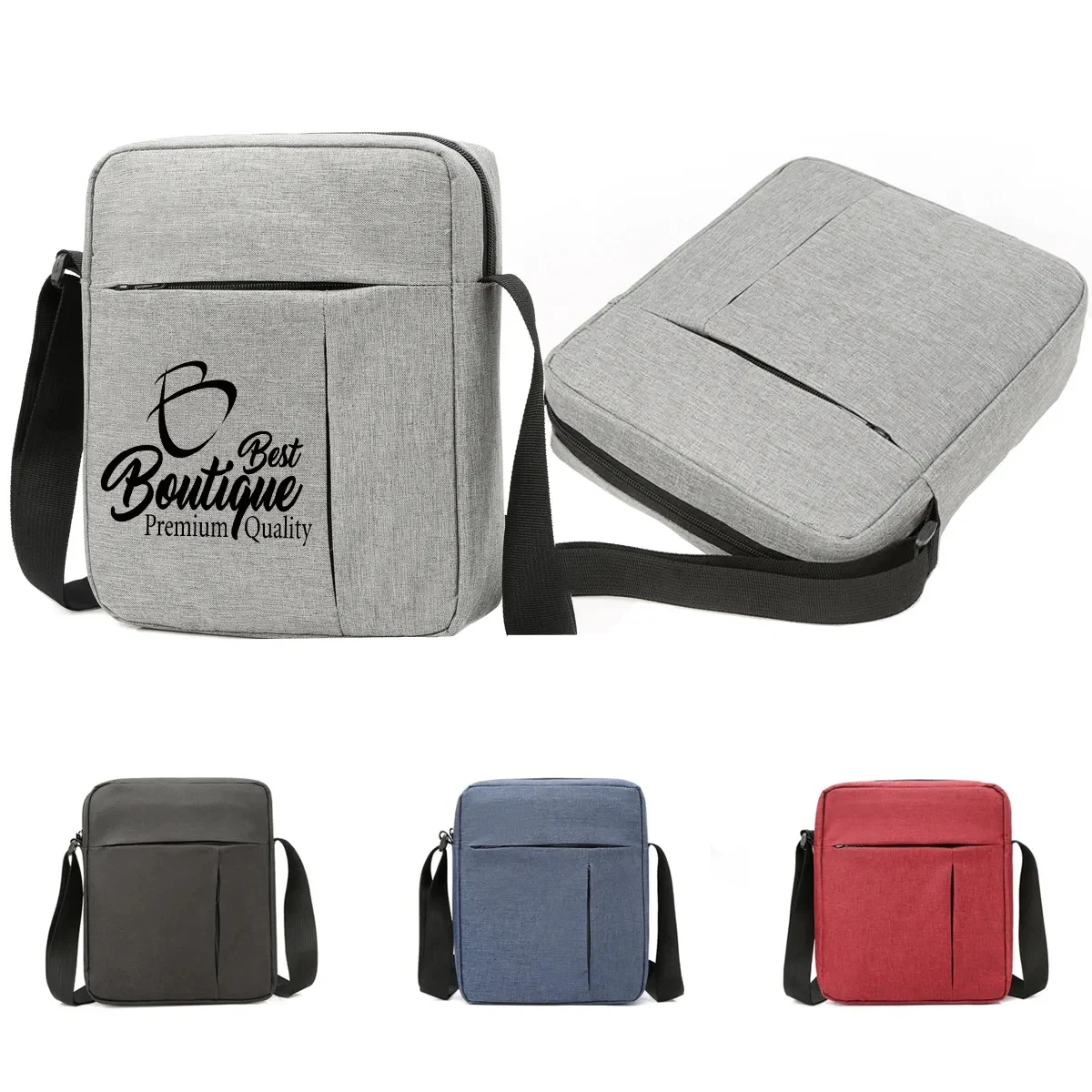 Custom Adjustable Strap Business Shoulder Crossbody Bags 1