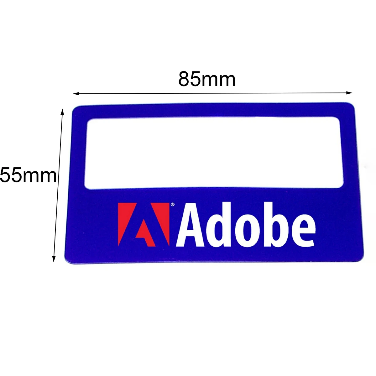PVC Business Card Magnifier/Ruler 1