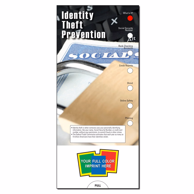 SLIDE CHART - Identity Theft Prevention Slide Chart