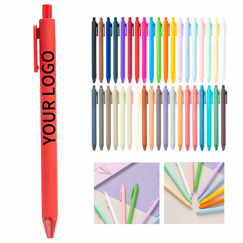 5.6 Inch Gel Pen with Smooth Ink and Clicker Design