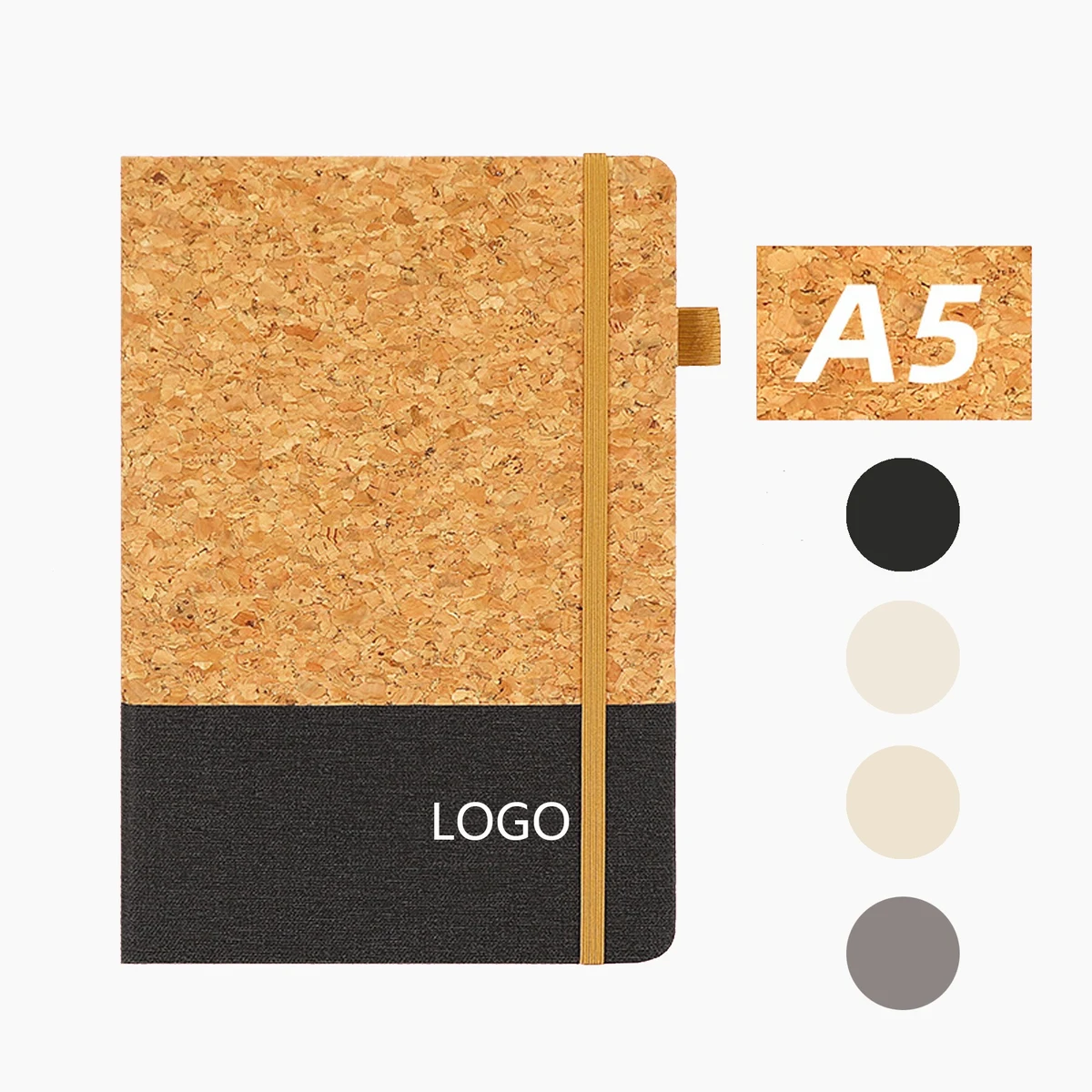 Wood Grain Wheat Straw Notebook 1
