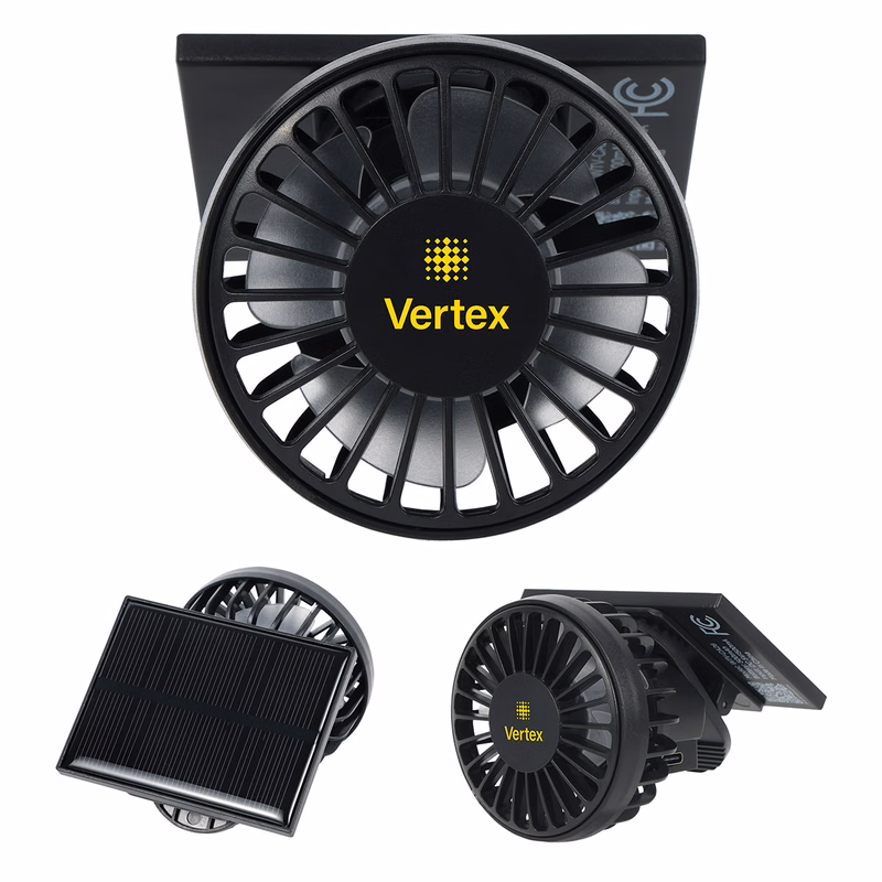 Cool Aid Solar-Powered Portable Fan With Clip