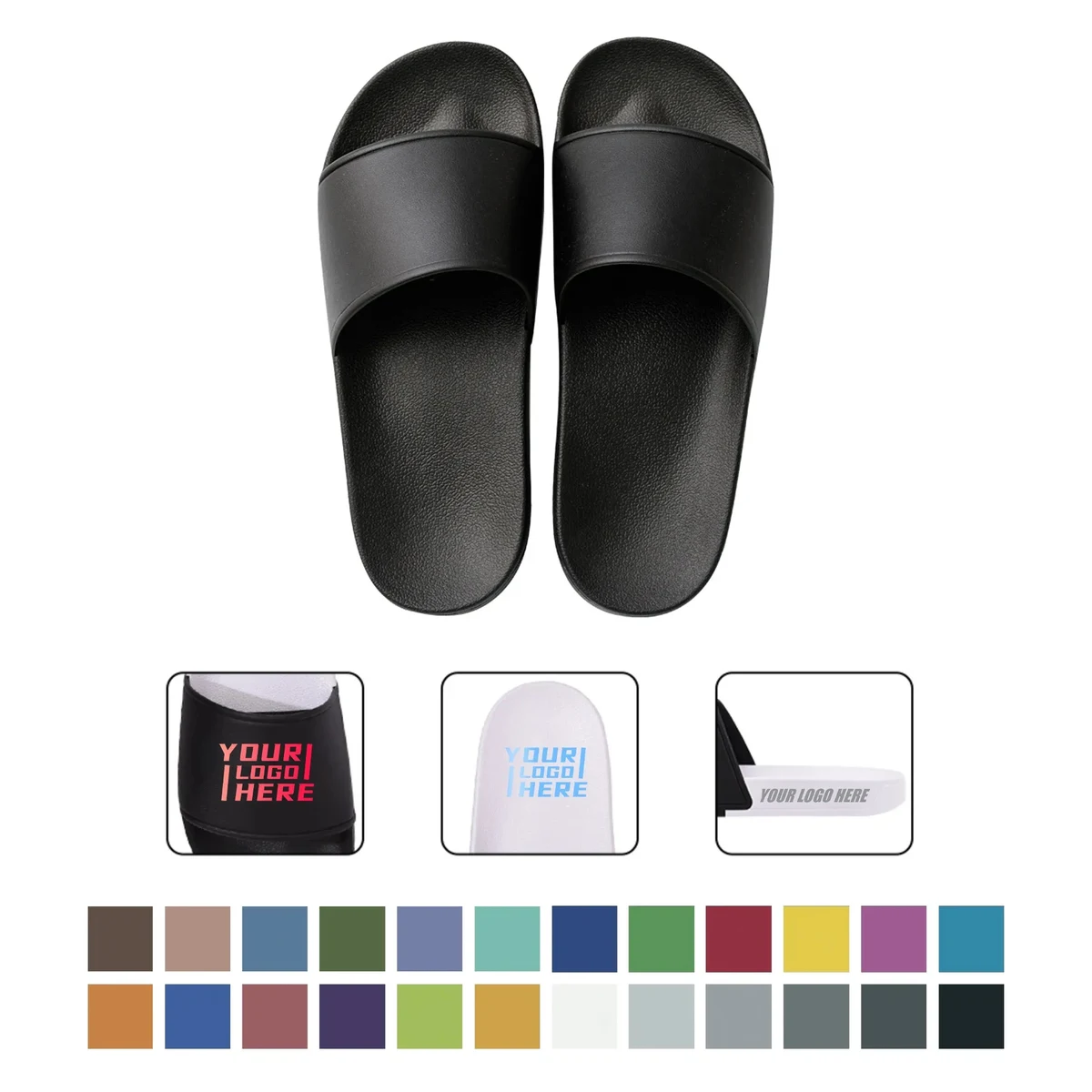 Unisex-Adult Shower Slides Sandal Customizable 1