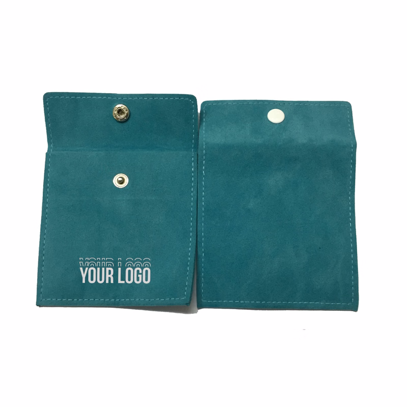 Velvet Jewelry Pouch with Snap Button
