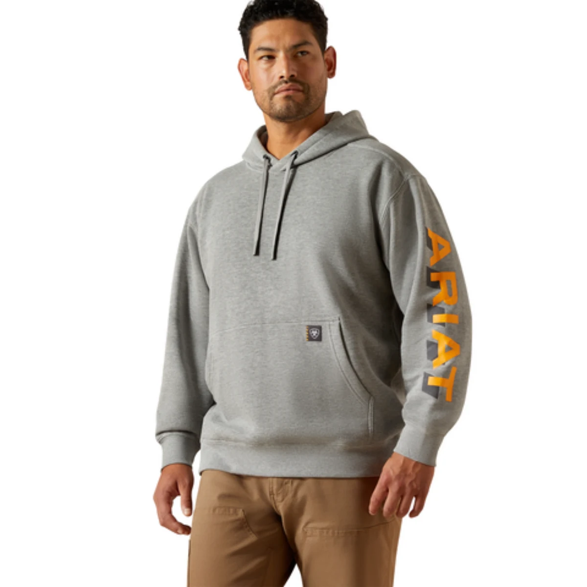 Ariat Rebar Lightweight Logo Hoodie, custom hoodie or sweatshirt with logo imprint 1