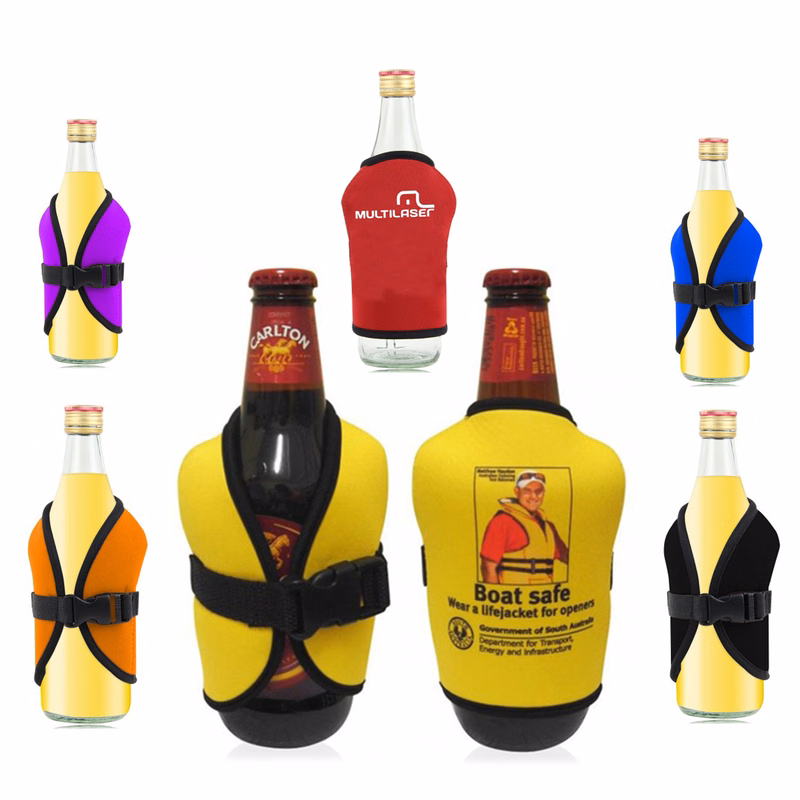 Bottle Cooler - Safety Vest Shaped