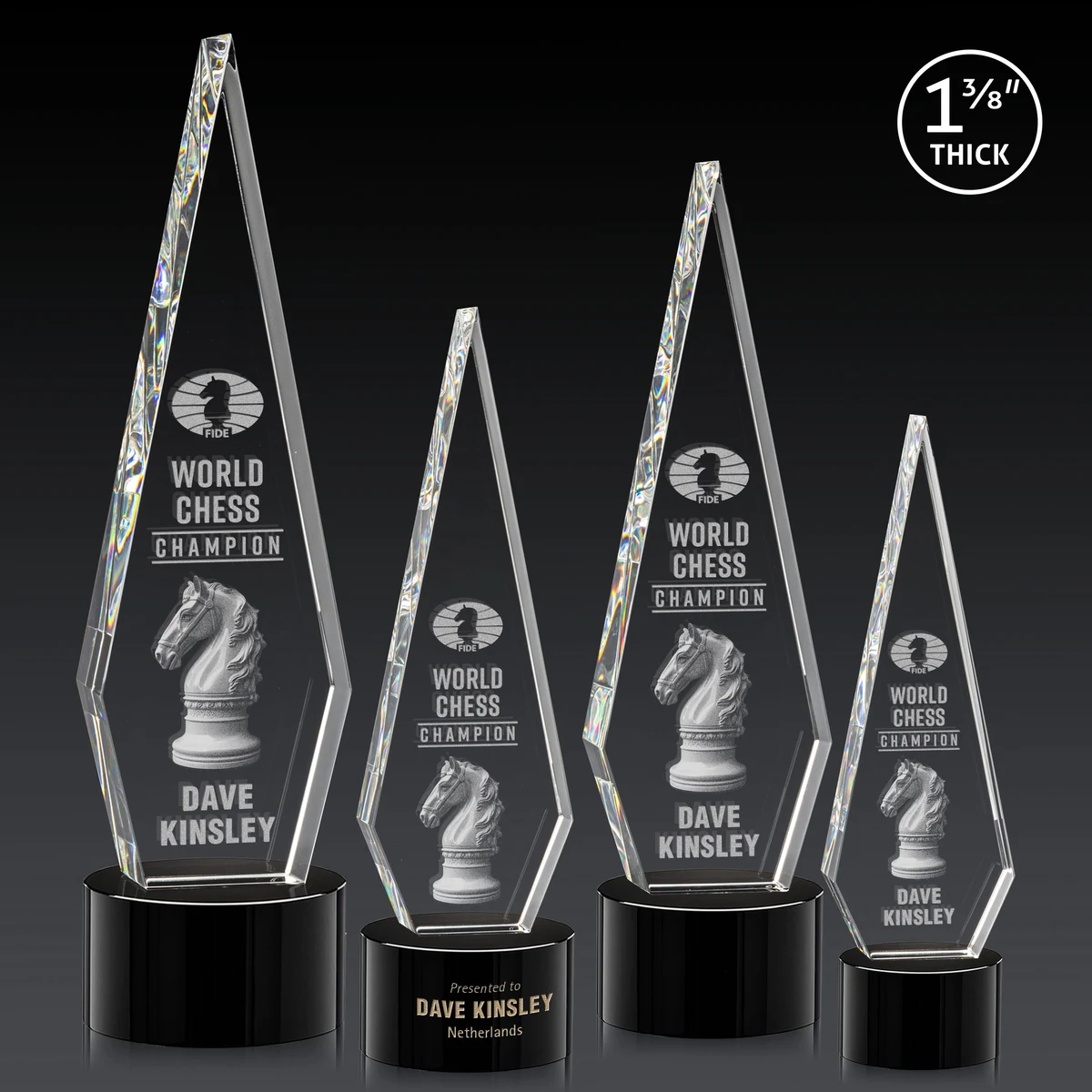 Springfield 3D Award on Marvel Base - Black 1
