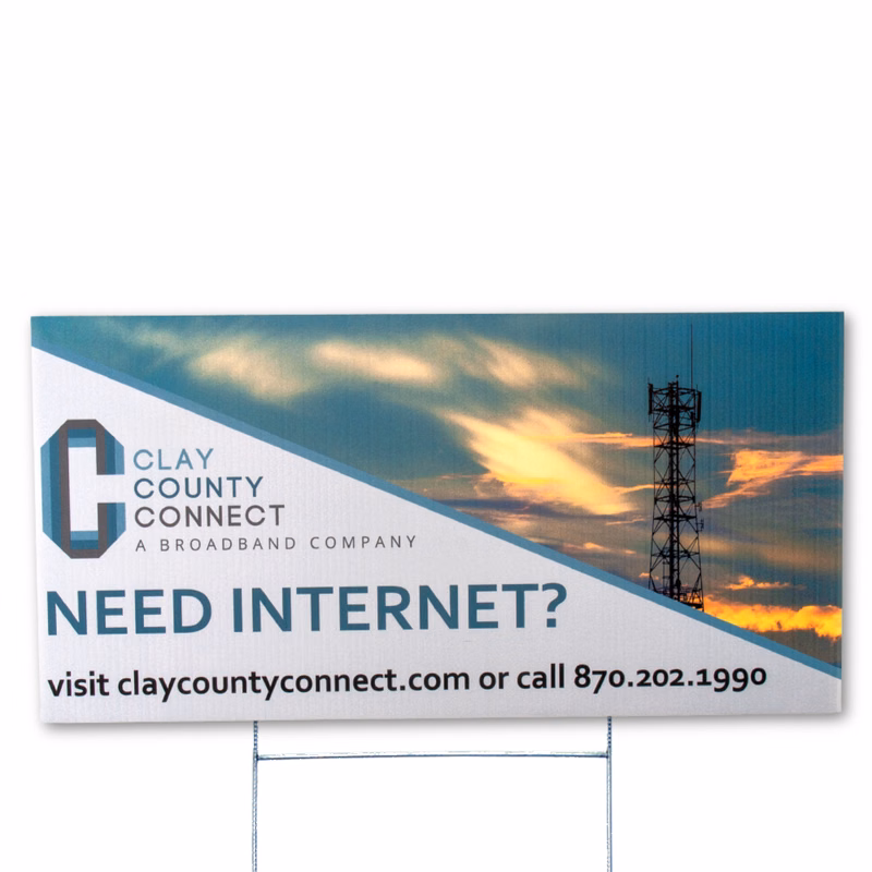 12" x 24" Yard Signs - Digital Full Color Imprint