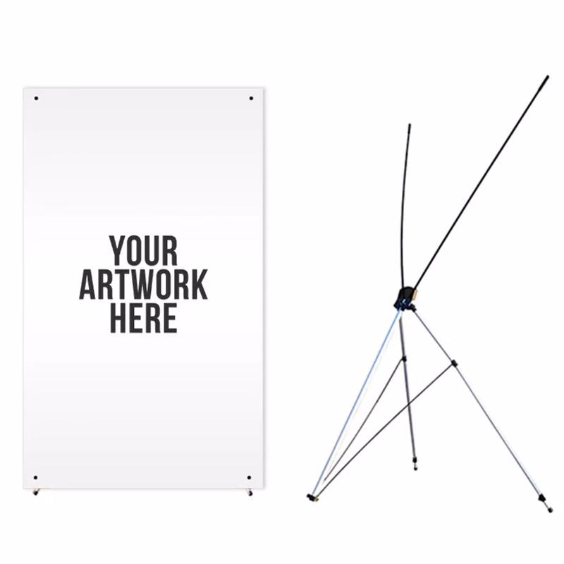 Korean Style X Banner Stands