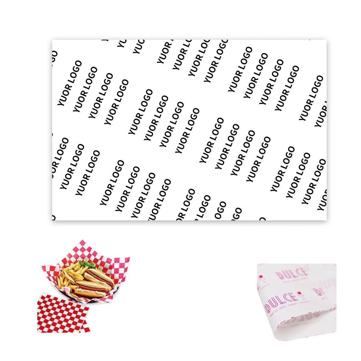 Oil Absorbing Paper for Burgers and Fries 1
