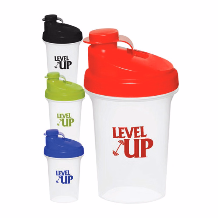 16 oz Plastic Shaker Bottle