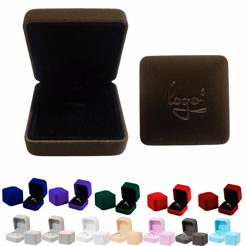 Velvet Ring Earring Box