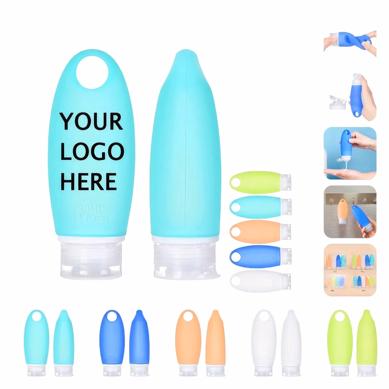 Silicone Refillable Travel Bottle & Container for Toiletries