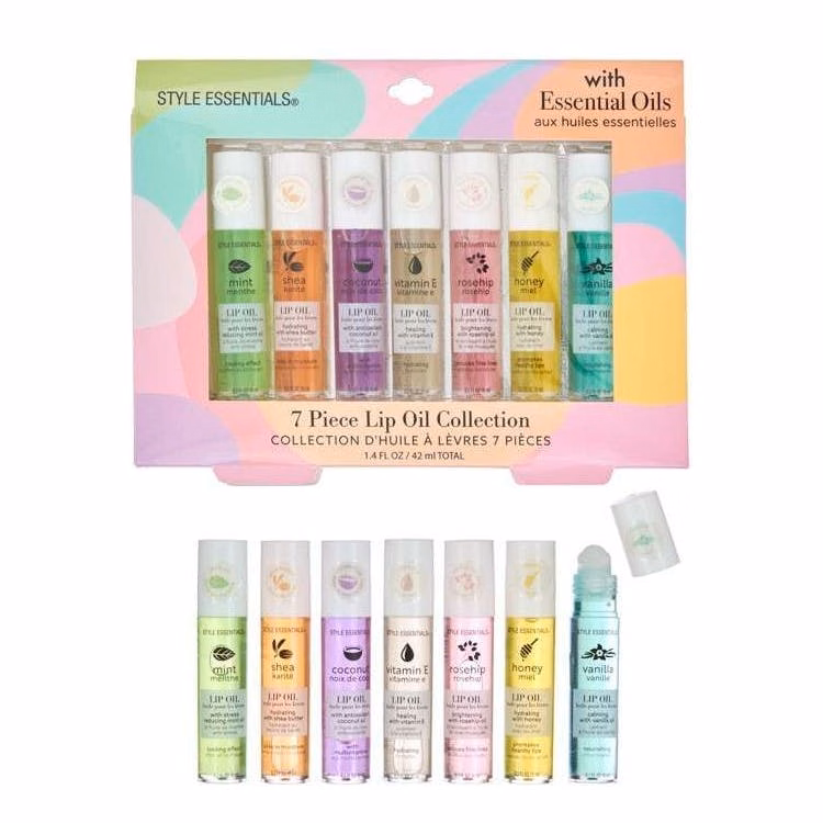 Roll On Scented Lip Oil Sets - 7 Piece