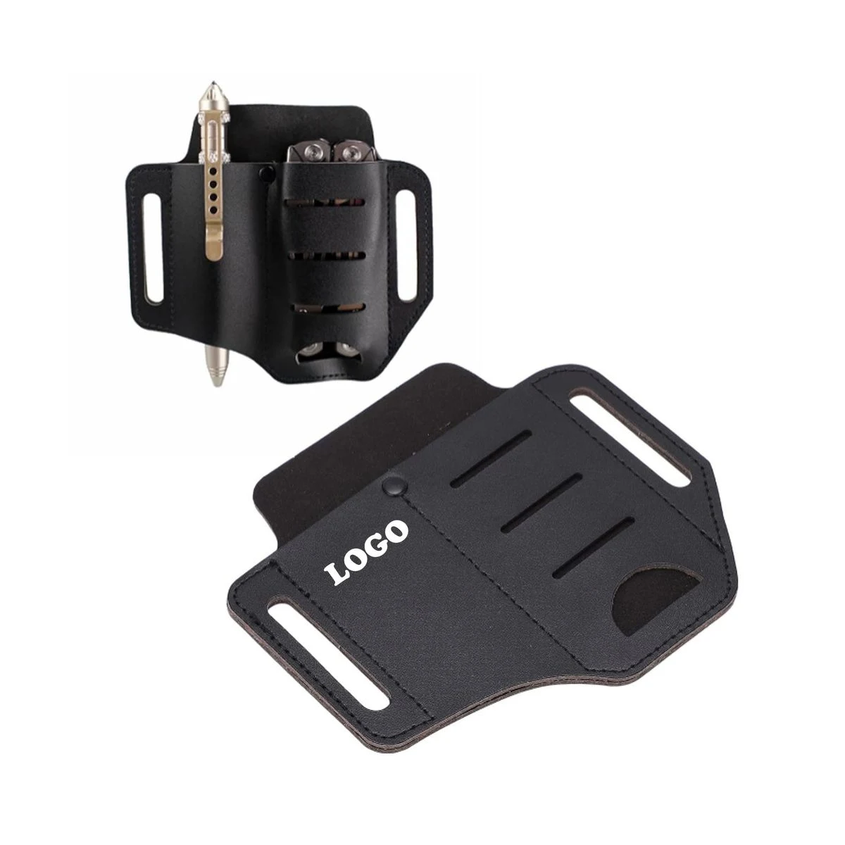Men's PU Leather EDC Belt Sheath 1